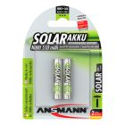 Solar NiMH Rechargeable battery AAA / HR03 550 mAh maxE 2 pcs.