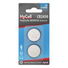 Lithium Coin cells CR2450 2pcs blister packaging