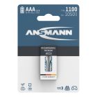  NiMH Rechargeable battery AAA / HR03 type 1100 (min. 1050 mAh) 2 pcs. blister packaging