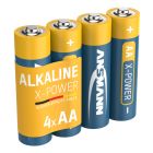 X-Power Alkaline Battery AA / LR6 4 pcs. shrink