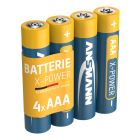 X-Power Alkaline Battery AAA / LR03 4 pcs. shrink