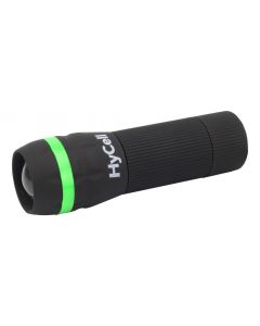 LED torch Zoom-Flashlight 1W-LED battery-powered