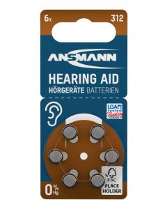 Hearing Aid batteries Type 312 / PR41