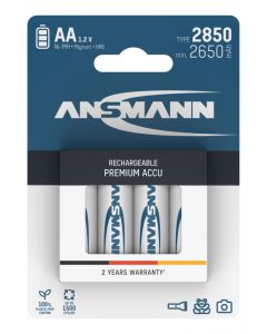 NiMH Rechargeable battery AA / HR6 type 2850 (min. 2650 mAh) 4 pcs. blister packaging