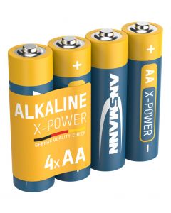 X-Power Alkaline Battery AA / LR6 4 pcs. shrink