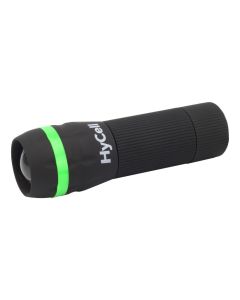 LED torch Zoom-Flashlight 1W-LED battery-powered