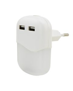 Plug-in nightlight NL15AC + 2USB 