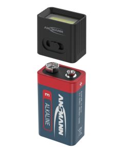  COB LED light with 9 V battery battery-powered