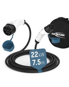 Car charger cable 22 kW type 2 750 cm