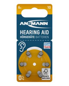 Hearing Aid batteries Type 10 / PR70